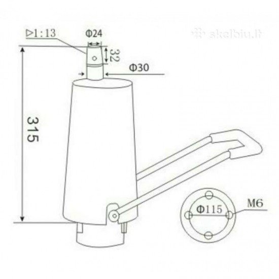 Barber Chair Hydraulic Pump B-001