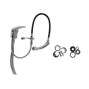 Maišytuvas kirpyklos kriauklei su dušiuku Salon Ambience M-009