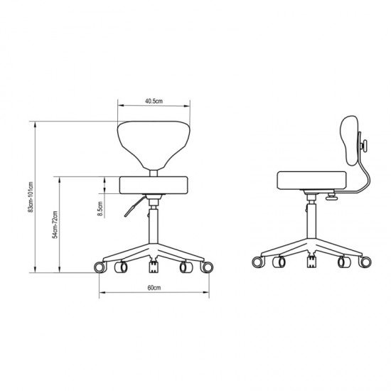 Salon stool DIR Medical