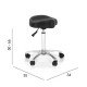 Salon saddle stool REM Mustang