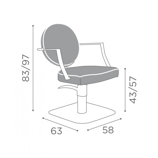 Salon chair Salon Ambience Camille Salon chair Salon Ambience Camille