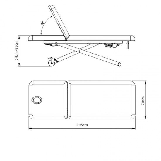 Salon Beauty bed DIR Raptor