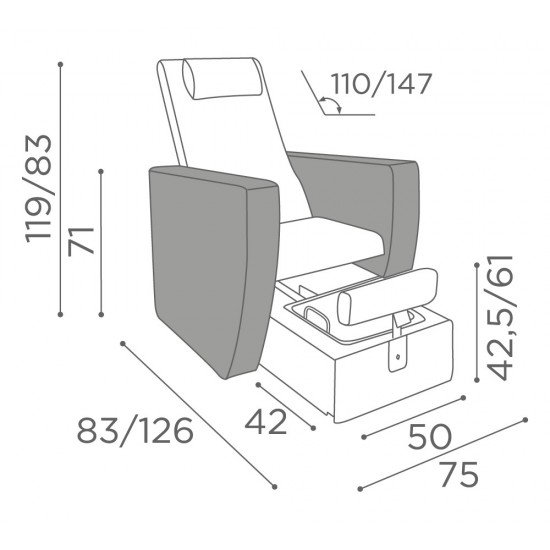 Pedicure chair Medical and Beauty Pacific