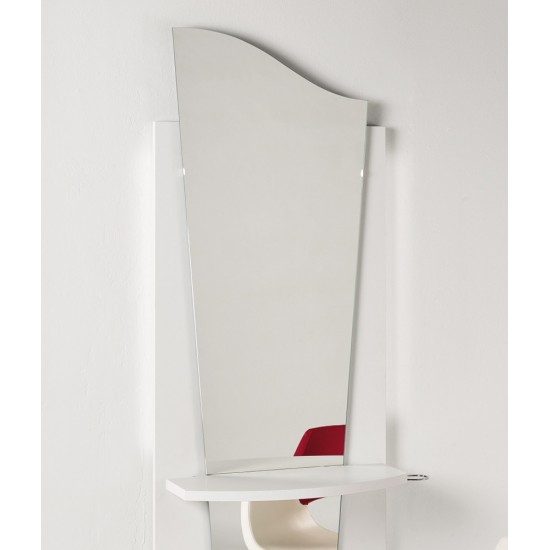 Salon station mirror Luca Rossini Venezia white LED