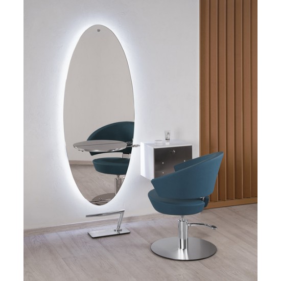 Kirpyklos veidrodis Salon Ambience Mercury LED