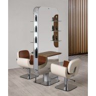 Salon station mirror island Salon Ambience New York