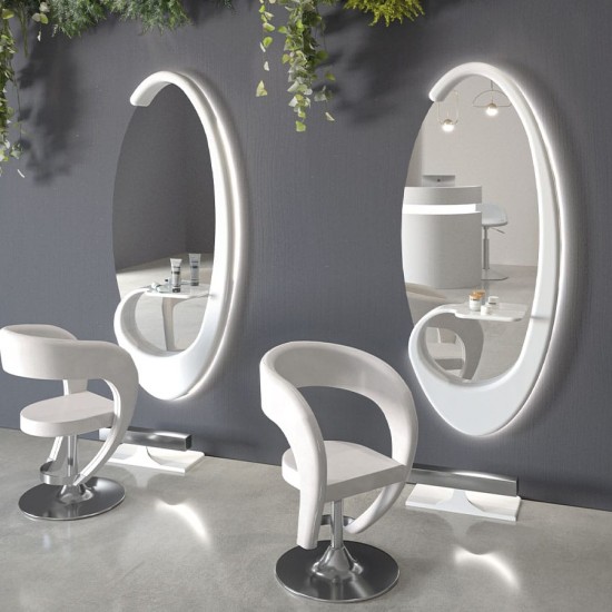 Salon station mirror Vezzosi S Wall