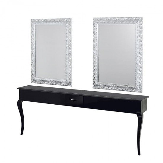 Salon station mirror double Vezzosi Sophia Wall