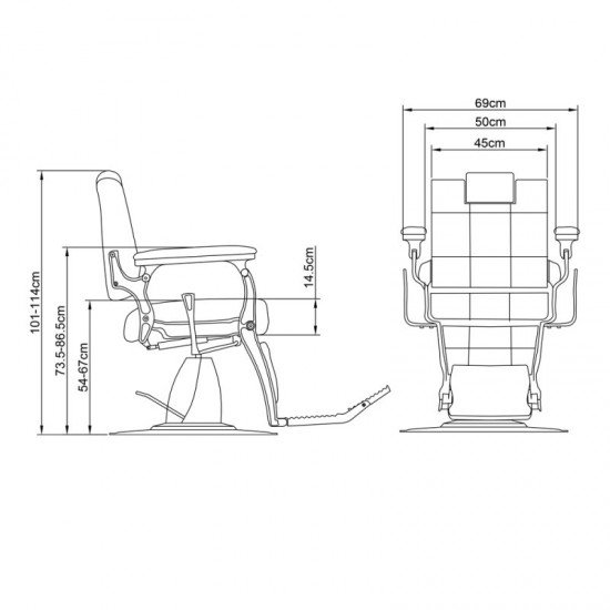Barber kėdė DIR Lauda Barber kėdė DIR Lauda