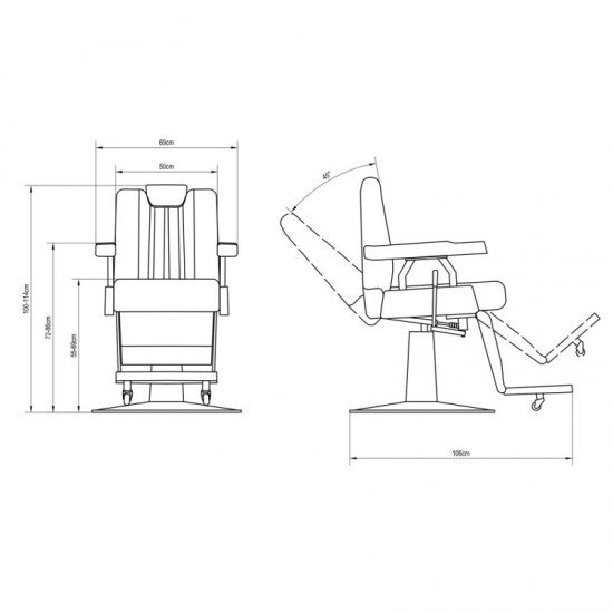 Barber kėdė DIR Majesty