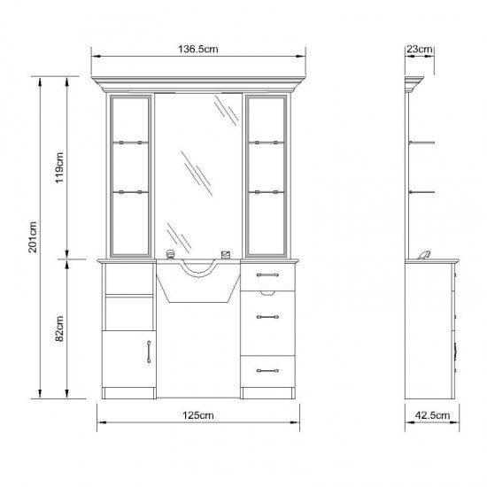 Barber konsolė DIR Champion