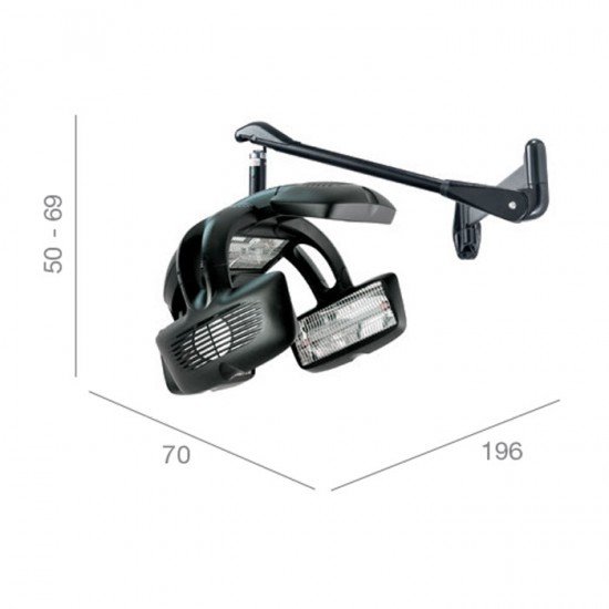 Infrazonas plaukų džiovintuvas REM Horizon sieninis