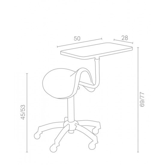 Meistro kėdutė Medical and Beauty Rodeo Manicure