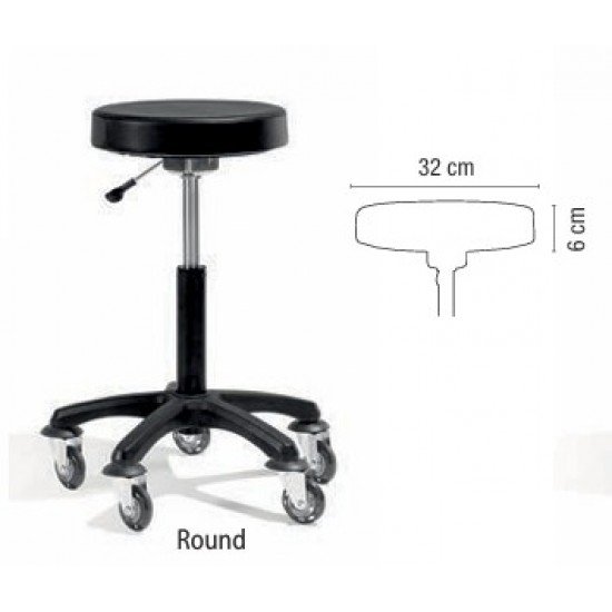 Kirpėjo kėdutė Sibel Classic Round