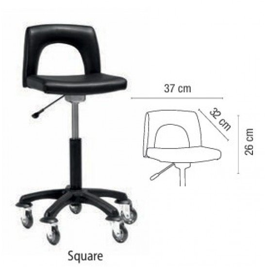 Kirpėjo kėdutė Sibel Classic Square