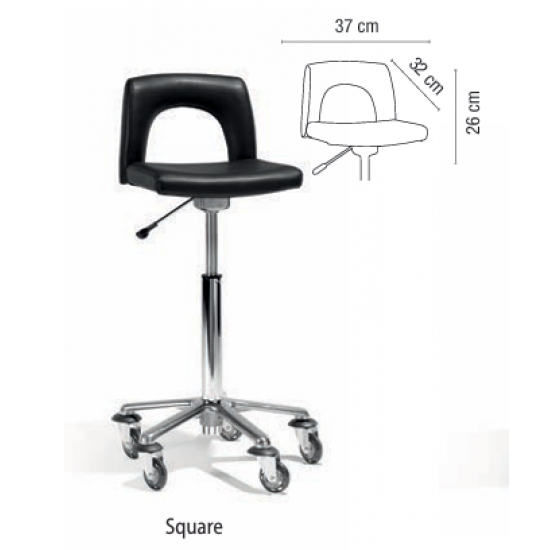 Kirpėjo kėdutė Sibel Exclusive Square