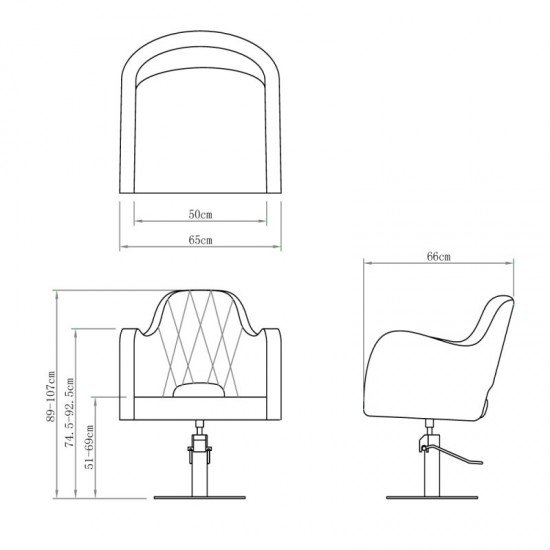 Kirpyklos kėdė DIR Arend