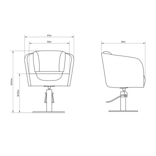 Kirpyklos kėdė DIR Blayney