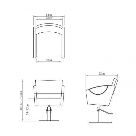 Kirpyklos kėdė DIR Creativita