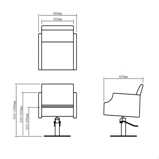 Kirpyklos kėdė DIR Devon