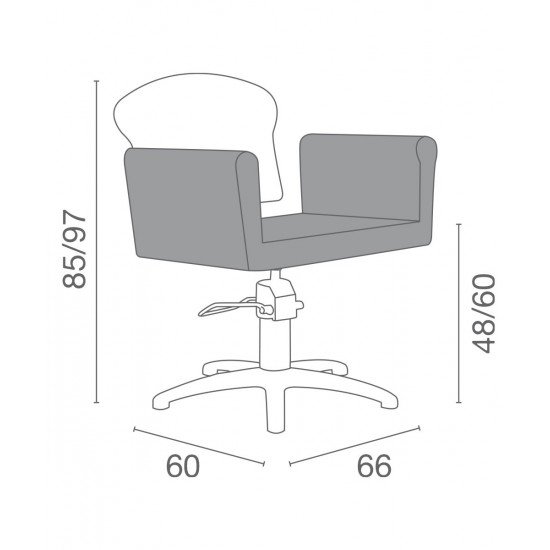 Парикмахерское кресло Luca Rossini Giulietta