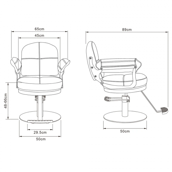 Kirpyklos kėdė DIR Milano