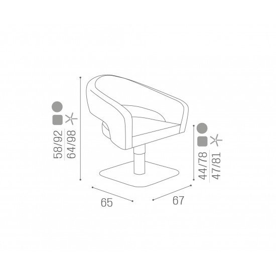 Salon chair Salon Ambience Claire