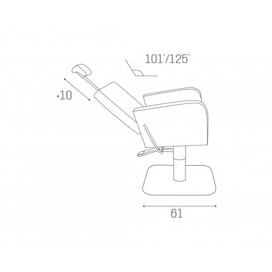 Kirpyklos kėdė Salon Ambience Venus II