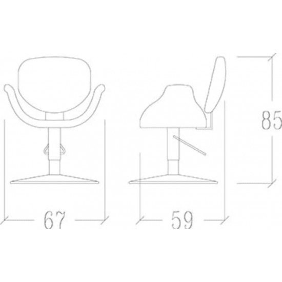 Kirpyklos kėdė Vezzosi Carnaby Kirpyklos kėdė Vezzosi Carnaby