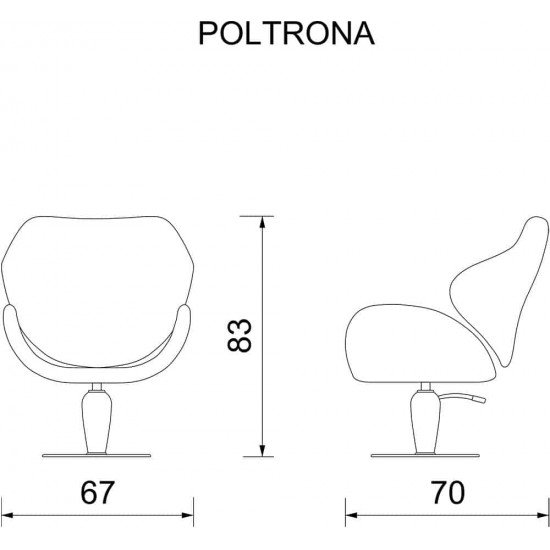 Salon chair Vezzosi Flora