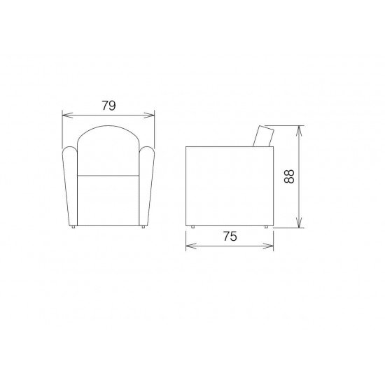 Laukiamojo kėdė Vezzosi Royal Laukiamojo kėdė Vezzosi Royal