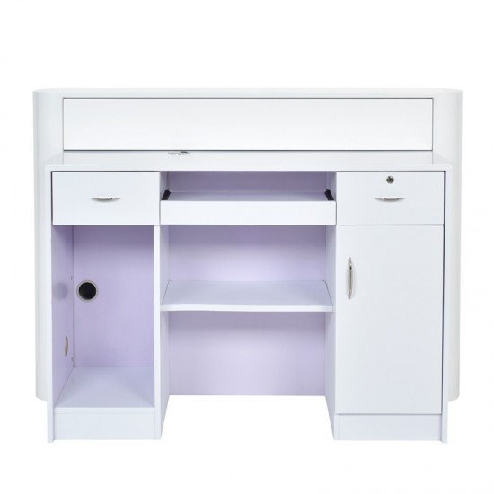 Registratūros stalas DIR Acquario su LED apšvietimu