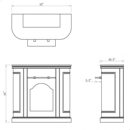 Registratūros stalas DIR Alex su LED apšvietimu Registratūros stalas DIR Alex su LED apšvietimu