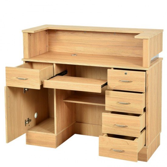 Registratūros stalas DIR Langara su LED apšvietimu