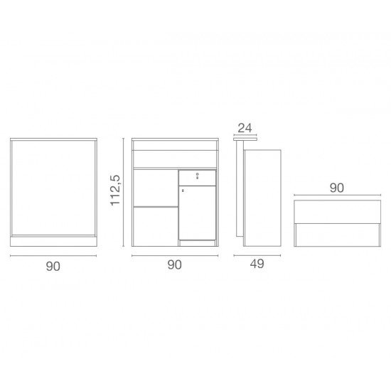 Registratūros stalas Luca Rossini Arena