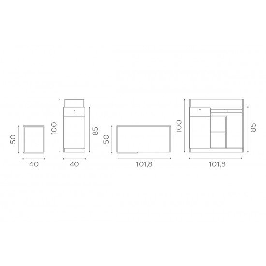 Registratūros stalas Salon Ambience Romance