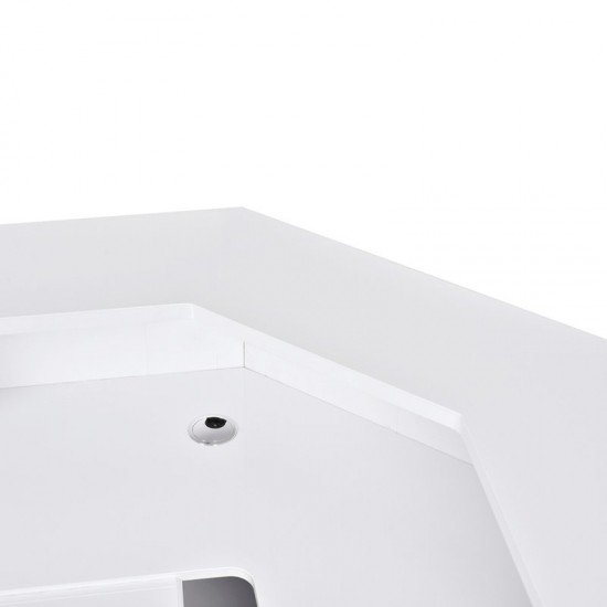 Registratūros stalas DIR Valencia center su LED apšvietimu