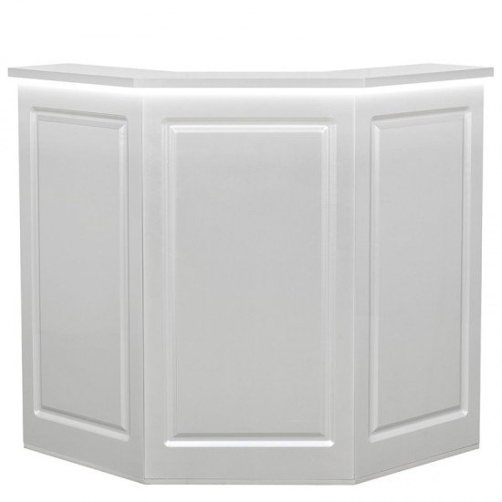 Registratūros stalas DIR Valencia center su LED apšvietimu