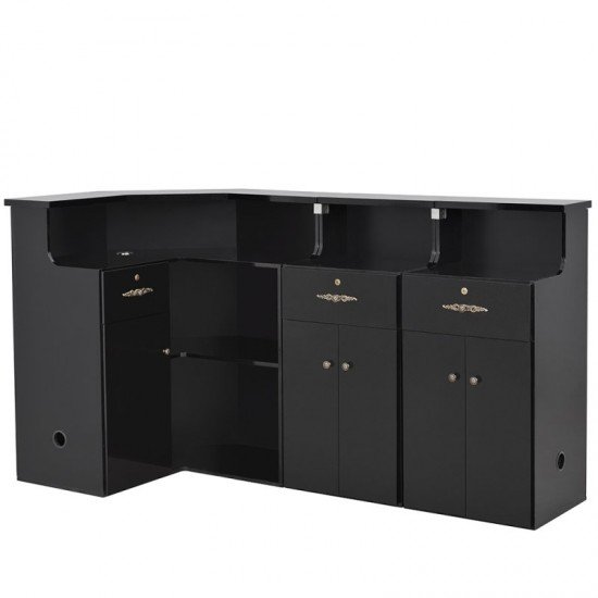 Registratūros stalas DIR Valencia su LED apšvietimu