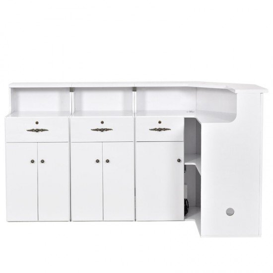 Registratūros stalas DIR Valencia su LED apšvietimu