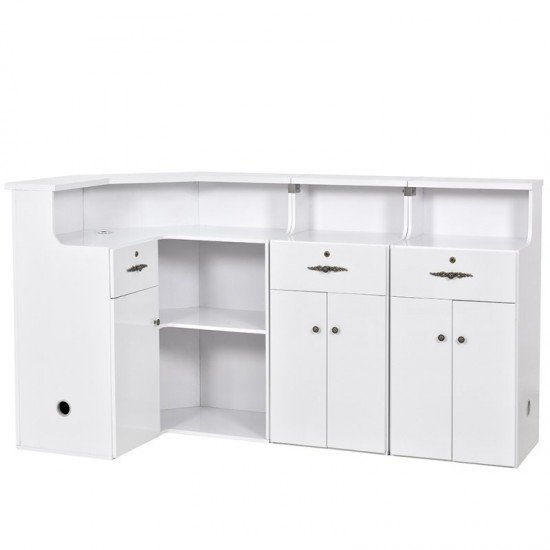 Registratūros stalas DIR Valencia su LED apšvietimu