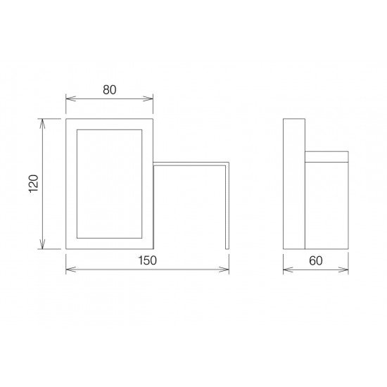 Registratūros stalas Vezzosi Amelie
