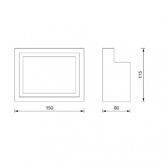 Registratūros stalas Vezzosi Luz