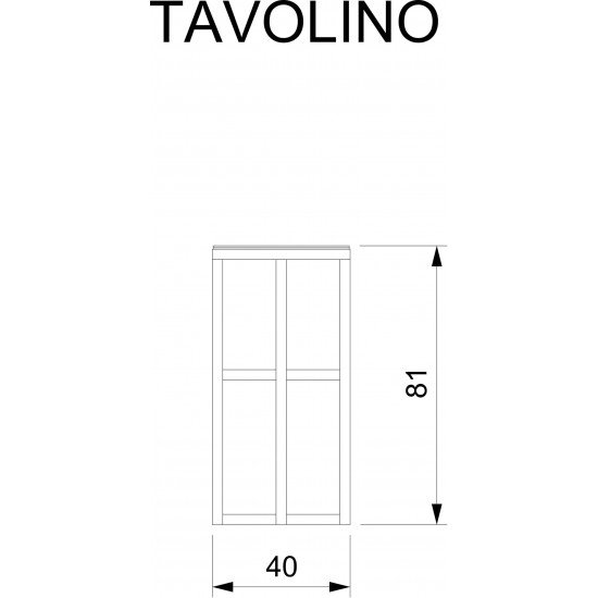 Kirpyklos laukiamojo kavos staliukas Vezzosi Tavolino Fancy