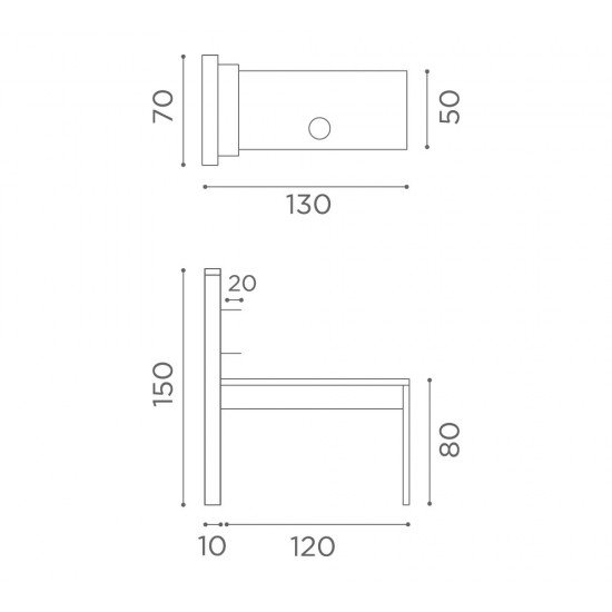 Manikiūro stalas Medical and Beauty Allure 2