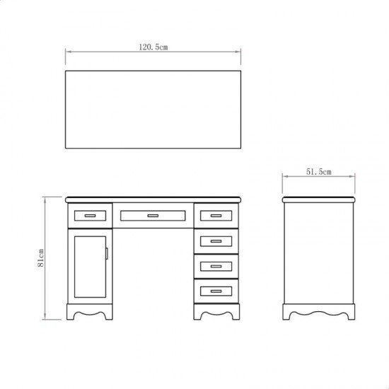 Manikiūro stalas DIR Paris