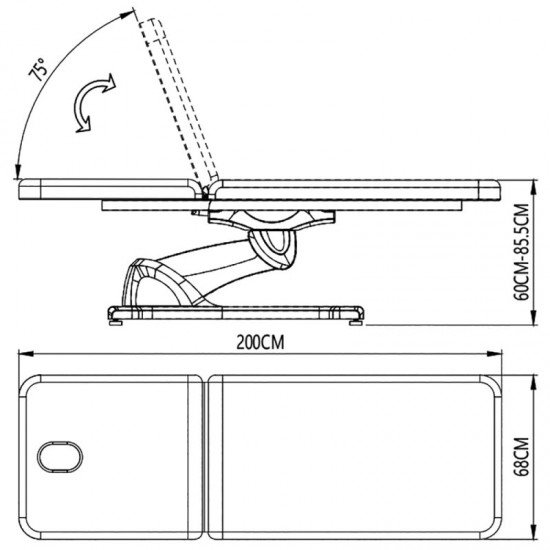 Medicininė spa lova DIR Serenity Medicininė spa lova DIR Serenity