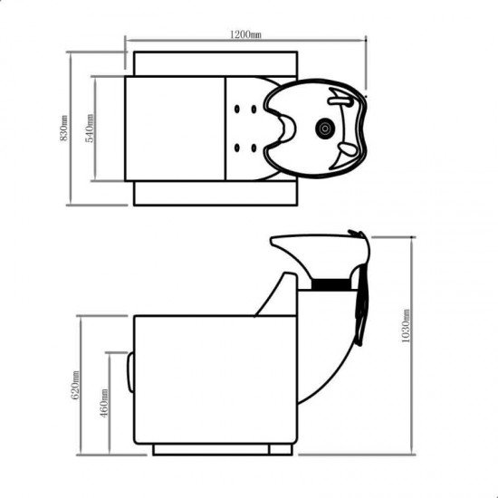 Kirpyklos plautuvė DIR Arizona
