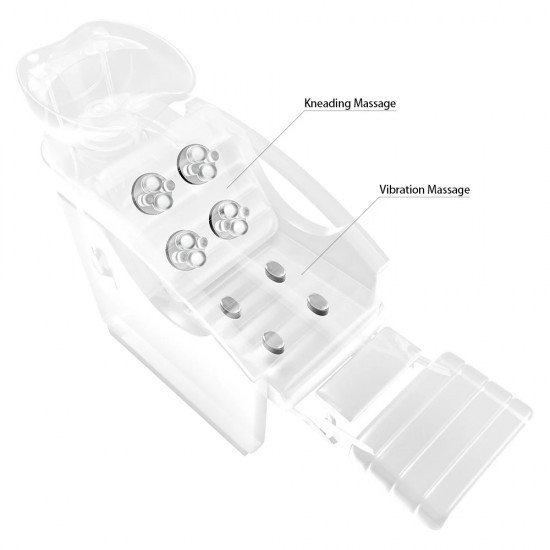 Kirpyklos plautuvė Dir Bella V su masažo funkcija