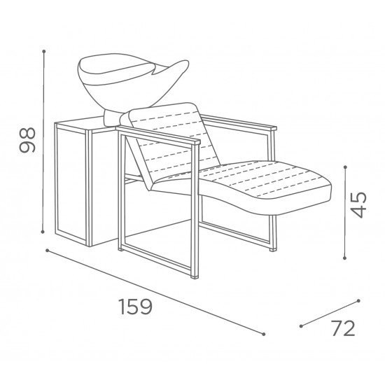 Kirpyklos plautuve Luca Rossini Alba